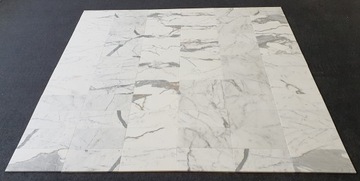 MOZAIKA MARMUROWA MATOWA BIANCO CALACATTA BRICKS