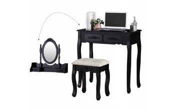 КОСМЕТИЧЕСКИЙ СТОЛИК С ЗЕРКАЛОМ ТЮФЕР РАЗНЫХ ЦВЕТОВ ТРУДА ДЛЯ СПАЛЬНИ