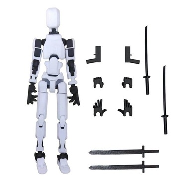 T13 Figura Akcji Figurki Złącze Ruchome Zabawki DIY Robot Drukowane w 3D