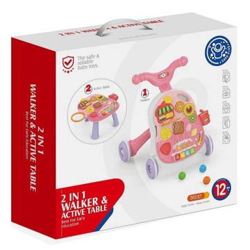 ИНТЕРАКТИВНАЯ ОБУЧАЮЩАЯ ПАНЕЛЬ ДЛЯ ДЕТЕЙ 2 В 1, ПИАНО 2 В 1, ИНТЕРАКТИВНАЯ НАСТОЛЬНАЯ ЕЗДА УОКЕР-ПУШЕР