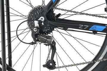 LAZARO R7 V1 МОЩНЫЙ MTB 27,5 ДЮЙМА ЧЕРНЫЙ 21 ДЮЙМ