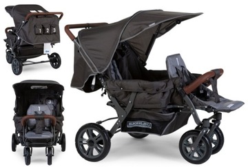 УДОБНАЯ, КОМФОРТНАЯ КОЛЯСКА ДЛЯ ТРЕХ ПЕРСОНАЛА