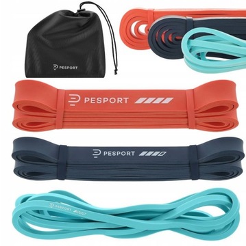 Guma zestaw gum 3szt Power Band pętle PBF03 3w1 PESPORT