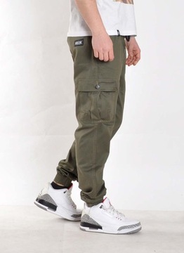 Spodnie M Bossline Cargo Jogger joggery army khaki