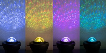 СВЕТОДИОДНЫЙ НОЧНИК ПРОЕКТОР ДИНАМИК RGB ПУЛЬТ ДУ