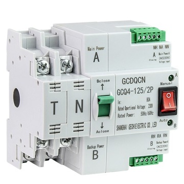 Automatyczny Przełącznik Zasilania 2P 63A 220V