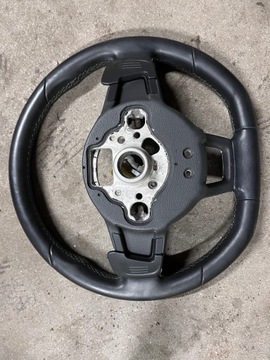 VW R-LINE KIEROWNICA SKÓRA ŁOPATKI