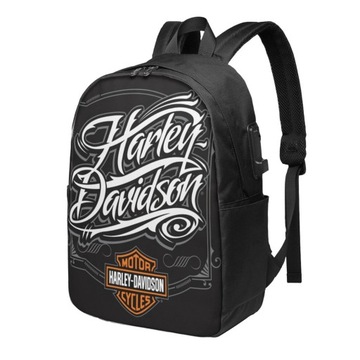 Harley Davidson plecak męski laptopa USB