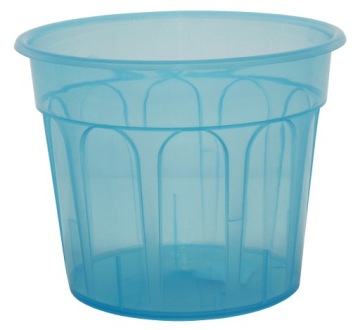 OSŁONKA KARO 13 TRANSPARENTNA NIEBIESKA DONICZKA