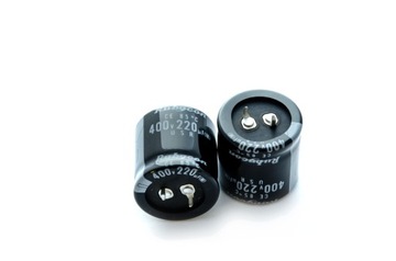 Kondensator el. 220uF 400V RUBYCON USR 30x30