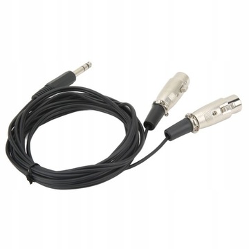 Kabel dźwiękowy stereo 3 metry podwójny XLR