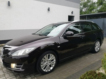 Mazda 6 II Kombi 2.0 MZR-CD 140KM 2008 Mazda 6 2.0 D 140KM Klimatronik Nawi Kamera Alu, zdjęcie 9