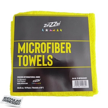 ZviZZer Microfiber Cloth Yellow mikrofibra 10 szt