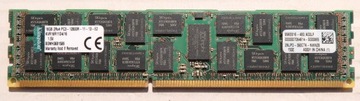 Pamięć 16GB DDR3 PC3-12800R 1600MHz ECC-Reg KINGSTON