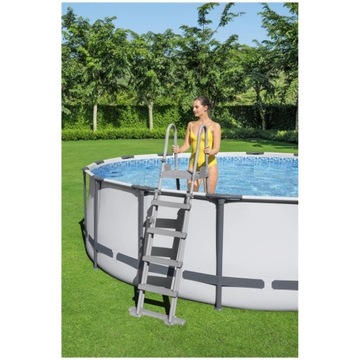 Bezpieczna DRABINKA DO BASENÓW 132cm BESTWAY 58332