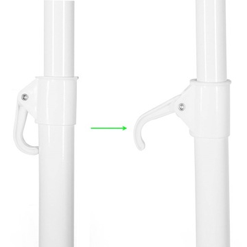 PARASOL PLAŻOWY PLAŻĘ OGRODOWY ŁAMANY SKŁADANY 160cm BALKONOWY DUŻY UPF50+