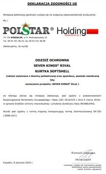 Мужская рабочая куртка из софтшелла, ОТРАЖАЮЩАЯ, ВОДОНЕПРОНИЦАЕМАЯ, OHS PROTECTIVE, CE r.M.