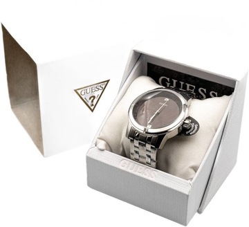 ZEGAREK GUESS NA BRANSOLECIE Z BORDOWY DIAMENTEM U11576G5