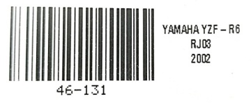 YAMAHA YZF-R6 RJ03 99-02 ЗАДНЯЯ ЗАДНЯЯ СТОЙКА