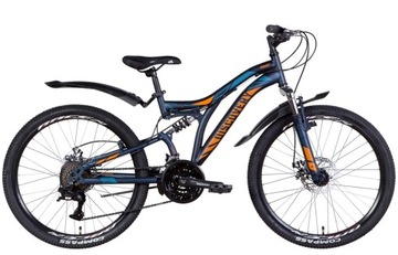 ROWER GÓRSKI MTB 24 AMORTYZACJA 2xTARCZA KOMUNIA