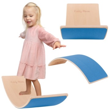 Dřevěná balanční deska Balance Board s přírodním filcem BB-002