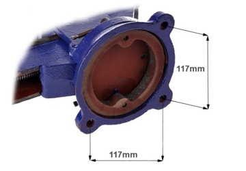 ЗАМОЧНЫЕ ТИСЦЫ 150 ММ, ПОВОРОТНЫЕ С НАКОВАЛЬНЕЙ НА 360°