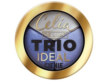 CELIA De Luxe Cienie do powiek Trio Ideal nr 304