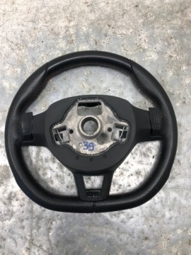 РУЛЕВОЕ КОЛЕСО КОЖАНОЕ МНОГОФУНКЦИОНАЛЬНОЕ ЛЕПЕСТКОВЫЕ ПЕРЕКЛЮЧАТЕЛИ SKODA OCTAVIA III VRS 5Q0419091AQ