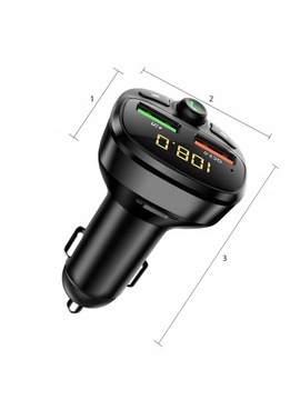ЗАРЯДНОЕ УСТРОЙСТВО ПЕРЕДАТЧИКА QC BT HANDSFREE