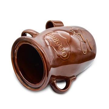 Керамическая бочка для маринования щипцами Керамическая банка для маринования 3,5 л.