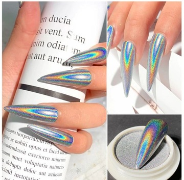 NAIL POWDER HOLO EFFECT голографическая DUST для украшения ногтей