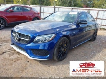 Mercedes Klasa C W205 2018 Mercedes-Benz Klasa C Mercedes-Benz AMG C 43 3.0 Benzyna 362KM