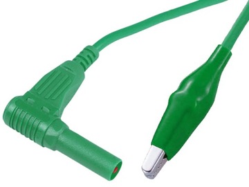 Przewód pomiar; SIL1m banan4-krokodyl WS504-60S/GN