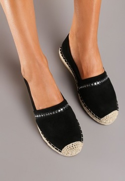 Renee Czarne Espadryle damskie 37 Ekozamsz