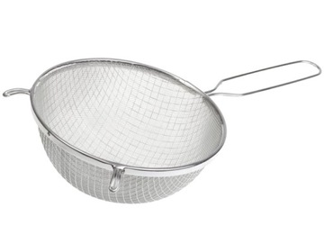 SITKO METALOWE Z RĄCZKĄ PODWÓJNE CEDZAK Ø20 CM