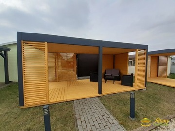 Беседка 31 СОВРЕМЕННАЯ С ПОДСВЕТКОЙ САДОВАЯ Беседка ПРОИЗВОДИТЕЛЬ - СКИДКА 16%