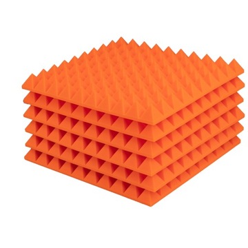 ПАНЕЛЬ Акустически демпфирующий поглотитель Оранжевая пена для конференц-зала