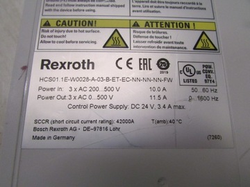 БЛОК ПИТАНИЯ REXROTH HCS01.1E-W0028-A-03--B-ET-EC