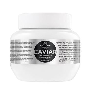 KALLOS Hair Mask 275ml - Maska regenerująca cavior