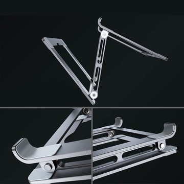 SKŁADANA PODSTAWKA STOJAK Z REGULACJĄ POD DO LAPTOP / MACBOOK AIR PRO