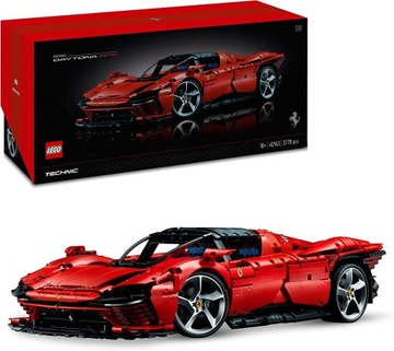 KLOCKI LEGO TECHNIC FERRARI DAYTONA SP3 42143 SKALA 1:8 NOWE 3778 ELEMENTÓW