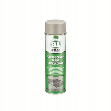 PRIMER FARBA PODKŁADOWA SZYBKOSCHNĄCA SZARA SPRAY BOLL 500ml ŁÓDŹ