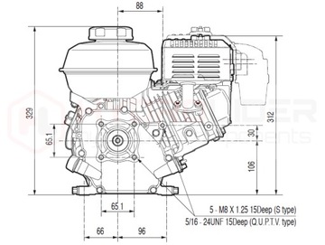 HONDA GX120 НАСОС ДВИГАТЕЛЯ ВНУТРЕННЕГО СГОРАНИЯ 11л 3,05см3