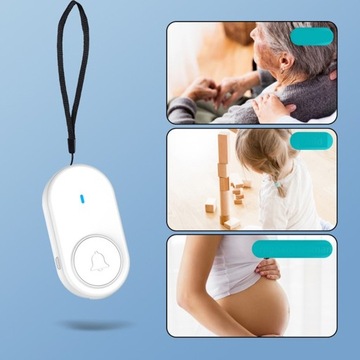 БЕСПРОВОДНОЙ Водонепроницаемый ДВЕРНОЙ ЗВОНОК С КОЗЫРЕМ 2 СВЕТОДИОДНЫХ ПРИЕМНИКА 250М