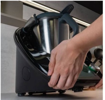 ЧЕРНАЯ ВЫДВИЖНАЯ ДОСКА для Thermomix TM6 TM5 Wundermix ГЕРМАНИЯ
