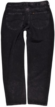 LEE spodnie BLACK jeans MOM STRAIGHT _ W31 L33