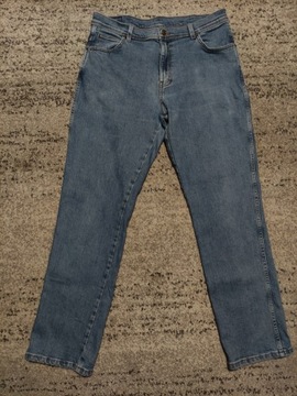 Wrangler spodnie jeansowe regular fit męskie 36x32