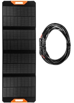 Panel słoneczny przenośny 140W, ładowarka solarna