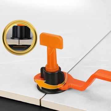 СИСТЕМА ВЫРАВНИВАНИЯ ПЛИТКИ ЗАЖИМЫ КЛИНЬИ КРОНШТЕЙНЫ НАБОР 100 шт.