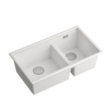 Zlewozmywak Quadron CLARK 842 Granit biały